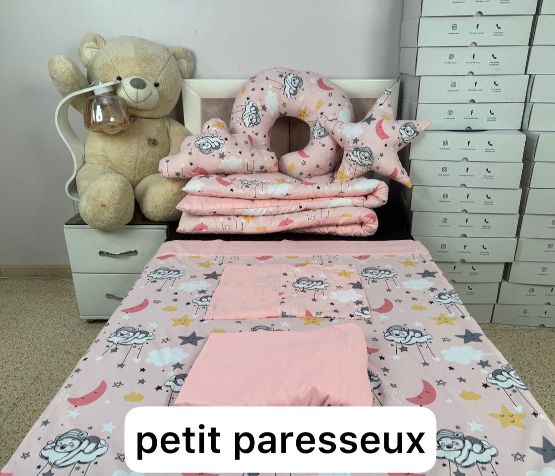 Trousseau bébé 7 pièces en 100% coton