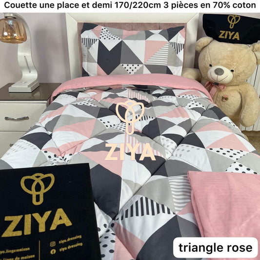 couette triangle rose
