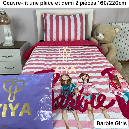 couvre-lit barbie girls