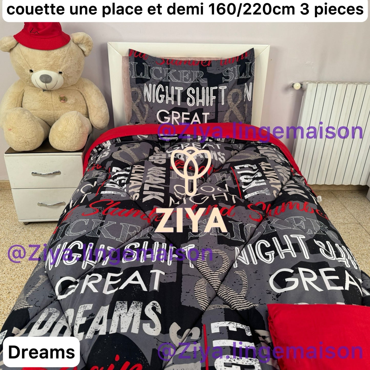 couette une place et demi