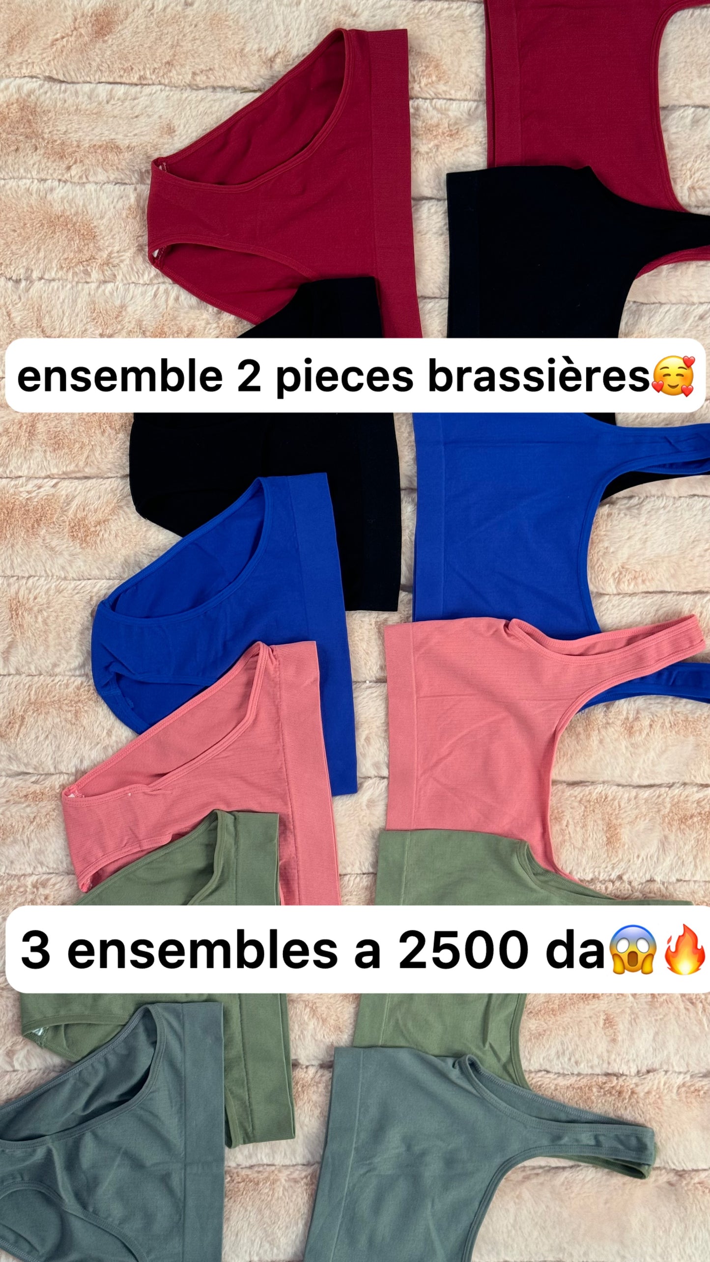 ensemble 2 pièces brassière + bas